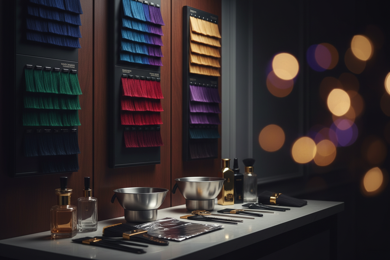 In-Salon Color Services Background