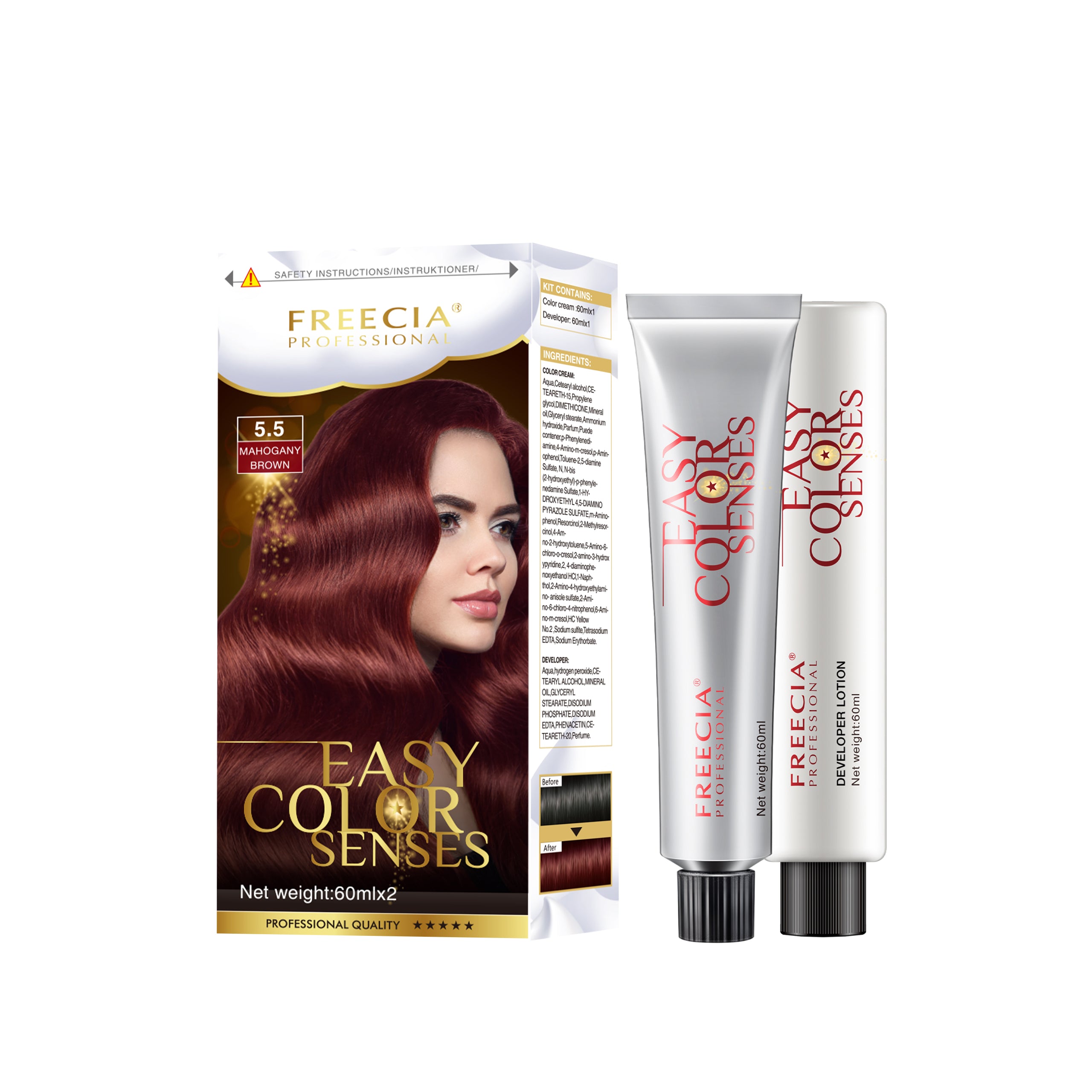 Easy Color Kit Gold Blonde 7/33 | Freecia
